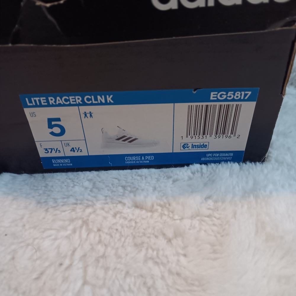 Brand New Adidas Lite Racer EG5817 Kids Sneakers - Picture 8 of 8